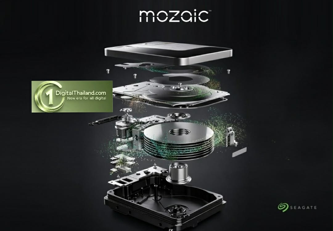 ซีเกท เปิดตัวฮาร์ดไดรฟ์ความจุสูงสุดในวงการ ด้วยแพลตฟอร์ม Mozaic™ 4+ เจเนอเรชันล่าสุด