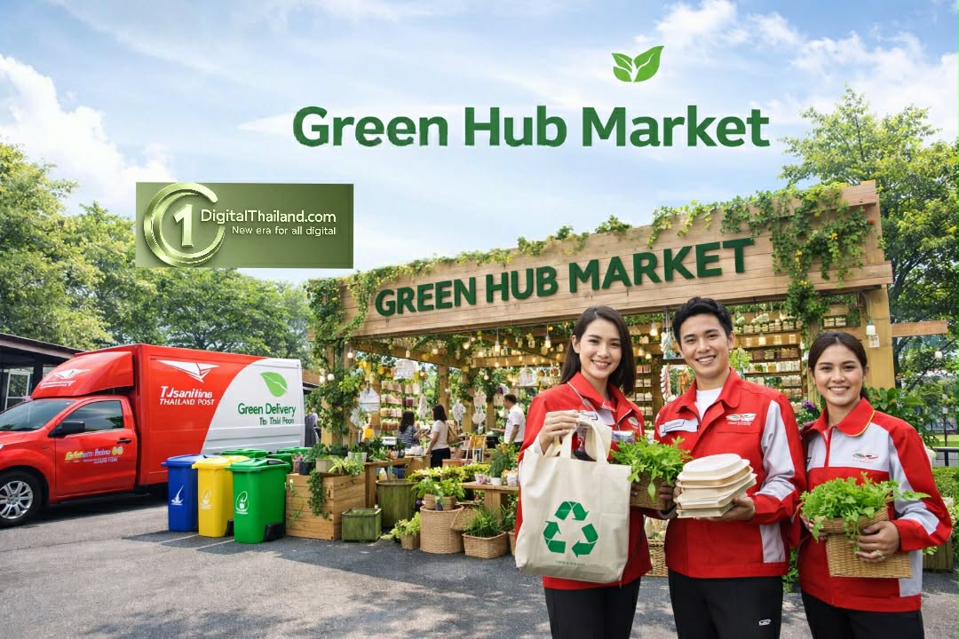 ไปรษณีย์ไทย สายกรีน เปิด Green Hub Market รักษ์โลกก็ได้ ดันเศรษฐกิจก็โต