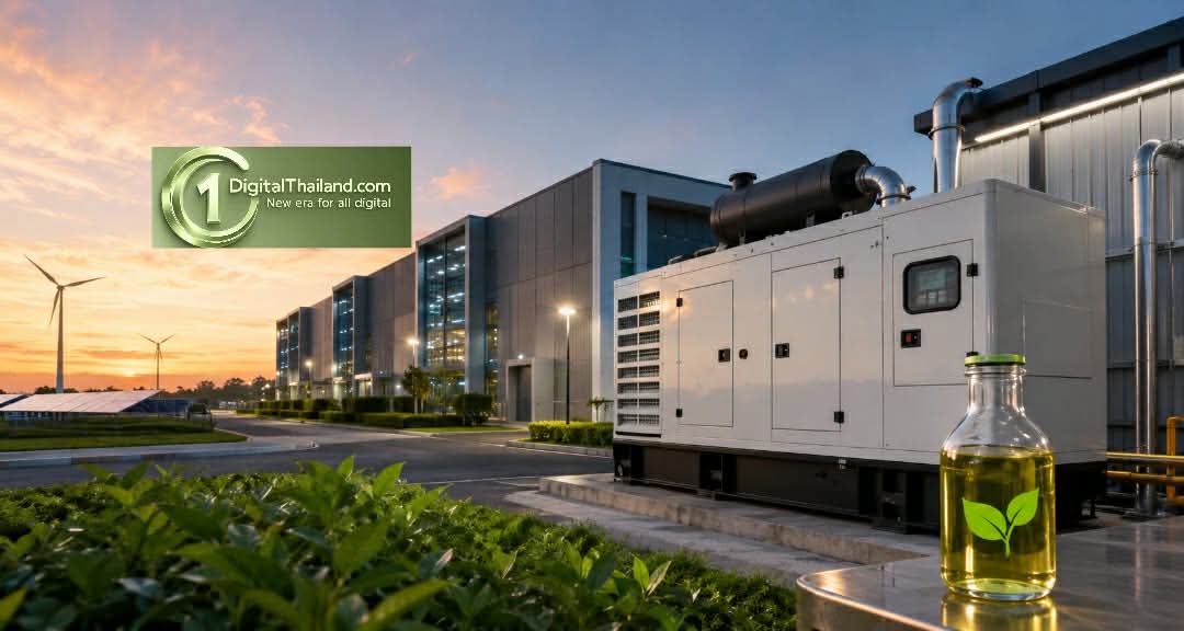 BRIDGE DATA CENTRES และ ECOCERES ประสบความสำเร็จเป็นครั้งแรกในเอเชียแปซิฟิก ในการนำร่องใช้เชื้อเพลิงสำรอง HVO