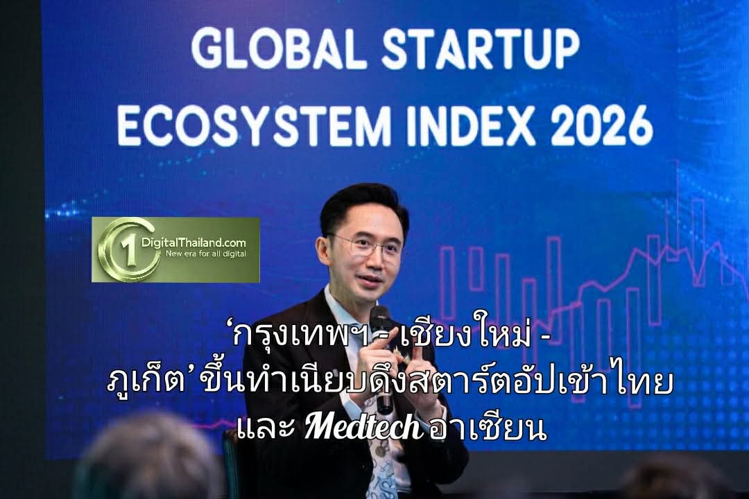‘กรุงเทพฯ – เชียงใหม่ - ภูเก็ต’ ขึ้นทำเนียบเมืองแม่เหล็กดึงสตาร์ตอัปเข้าไทย พร้อมคว้าเบอร์ 1 ด้าน MedTech ของอาเซียน