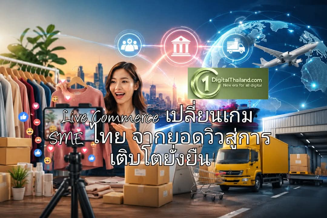 Live Commerce เปลี่ยนเกม SME ไทย จากยอดวิวสู่การเติบโตยั่งยืน