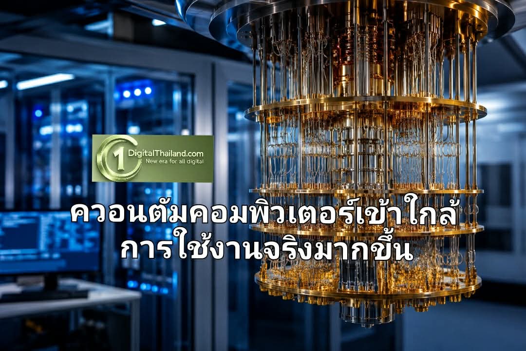 ควอนตัมคอมพิวเตอร์เข้าใกล้การใช้งานจริงมากขึ้น