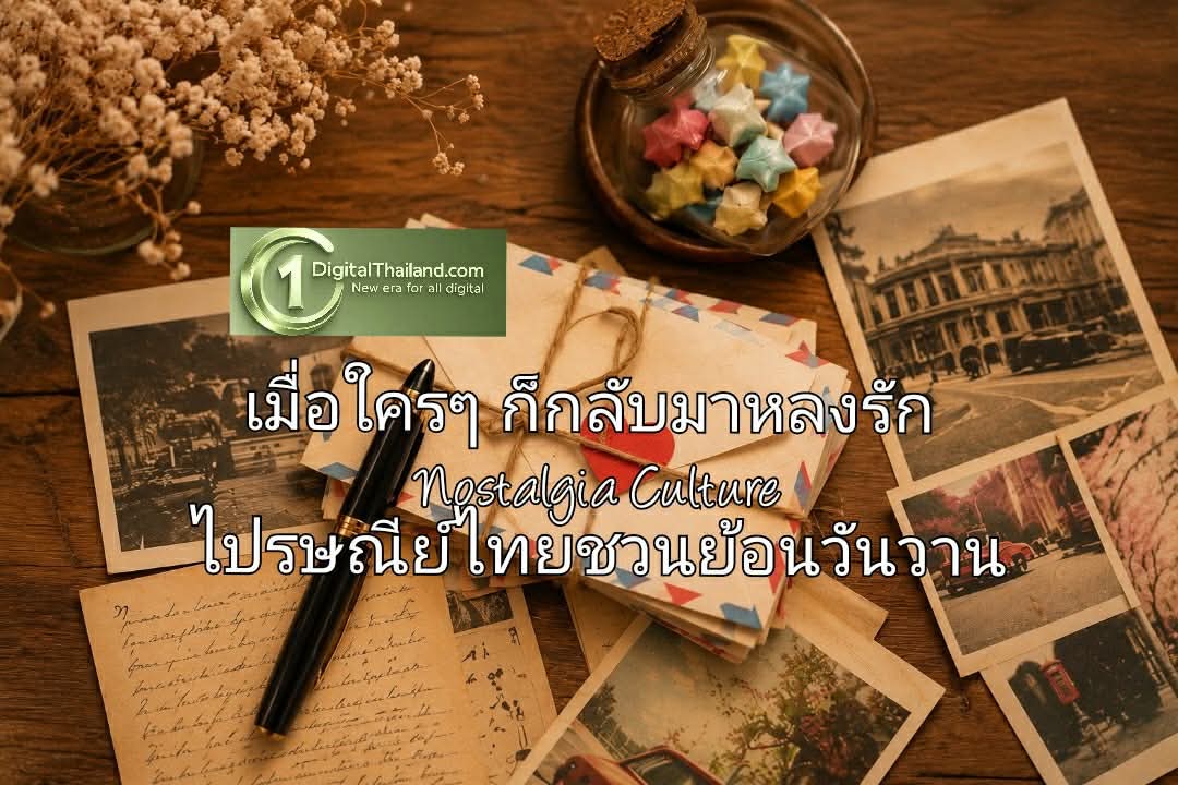 เมื่อใครๆ ก็กลับมาหลงรัก Nostalgia Culture ไปรษณีย์ไทยชวนย้อนวันวาน ผ่านเสน่ห์ของการฝากส่ง ที่ทำให้การคิดถึงใครสักคนเป็นเรื่องพิเศษ