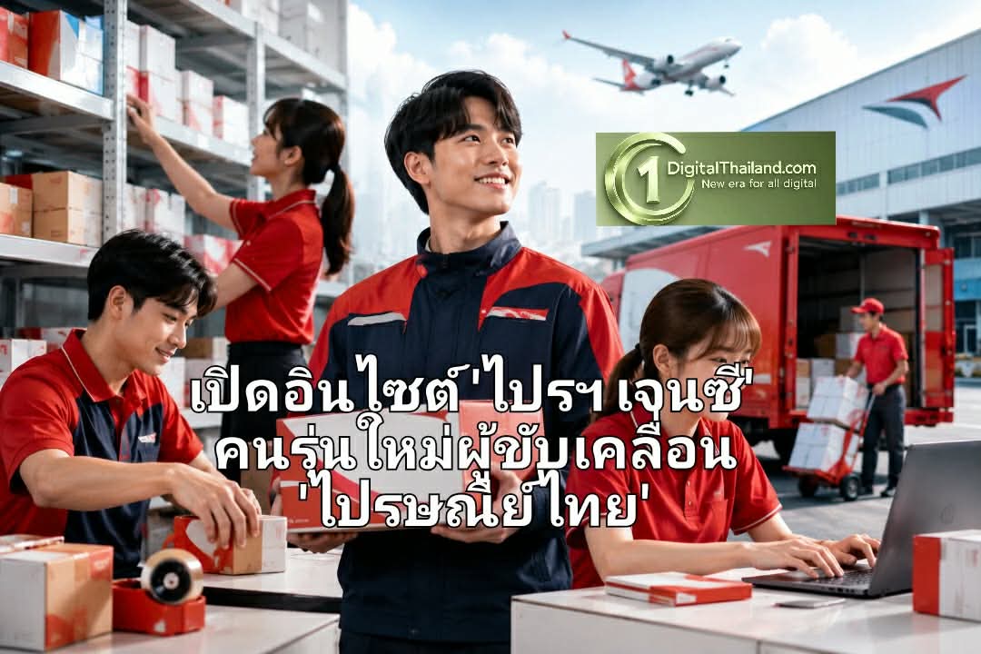 Gen Z Behind the Brand! เปิดอินไซต์ 'ไปรฯ เจนซี' คนรุ่นใหม่ผู้ขับเคลื่อน 'ไปรษณีย์ไทย' สู่แบรนด์ไลฟ์สไตล์โลจิสติกส์