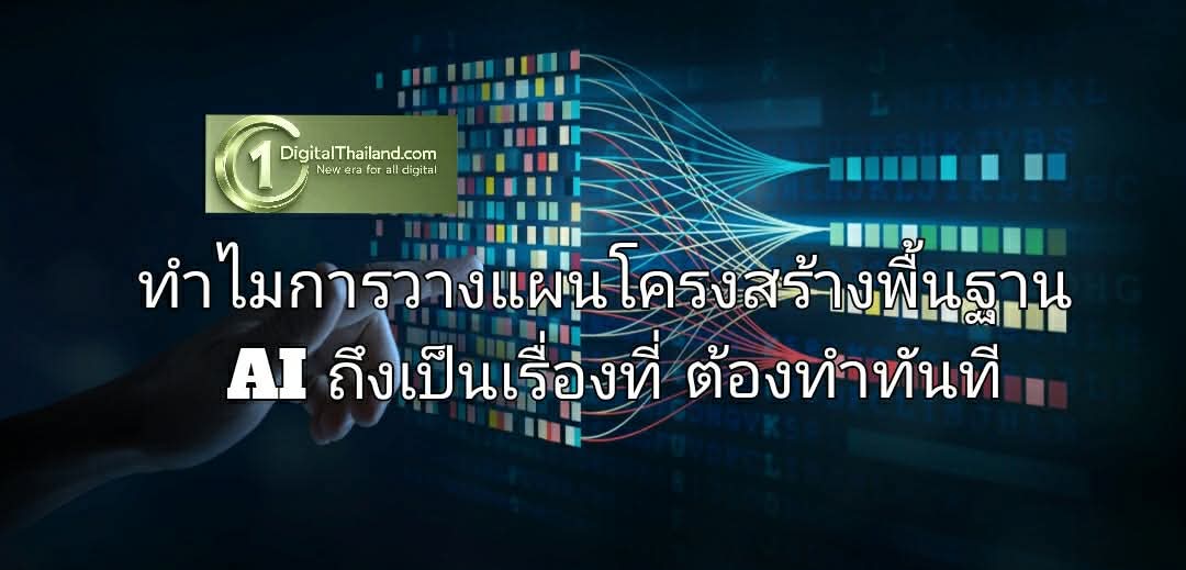 ทำไมการวางแผนโครงสร้างพื้นฐาน AI ถึงเป็นเรื่องที่ต้องทำทันที