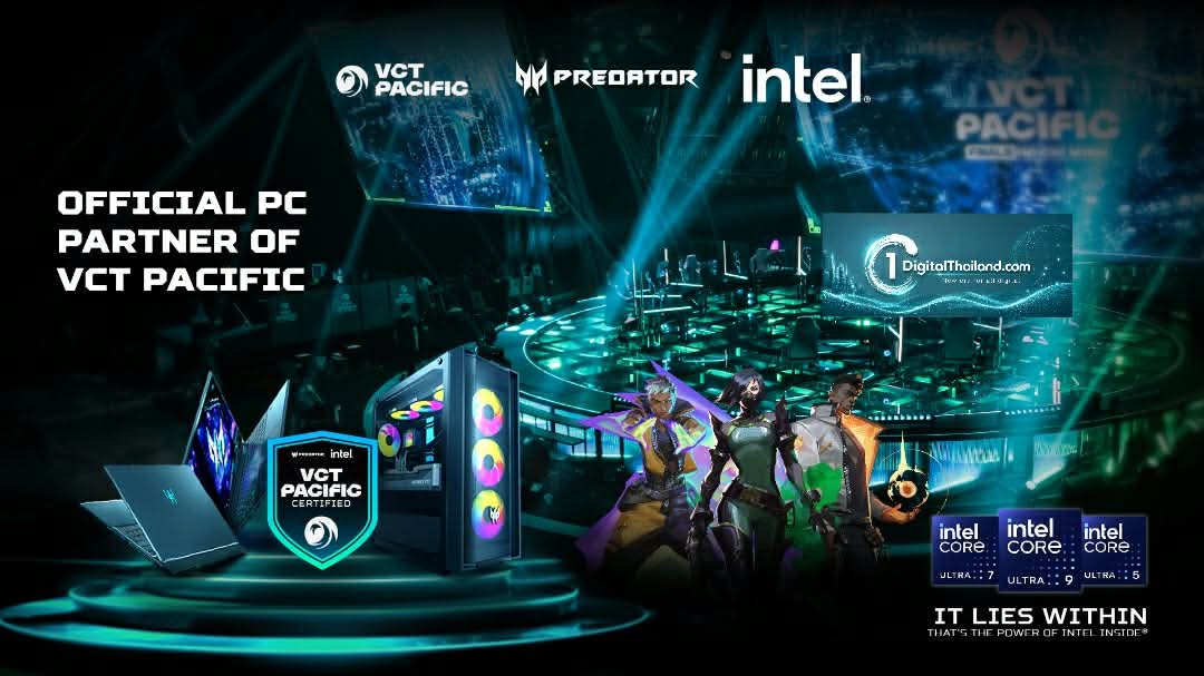 Predator x Intel ชวนแฟน VALORANT ไทย ลุ้นบินสู่ปูซาน เชียร์ศึก VCT Pacific Finals Busan ประเทศเกาหลีใต้