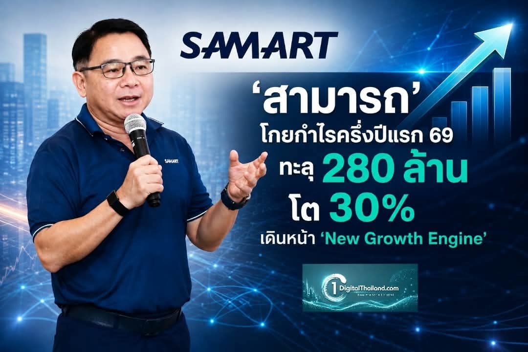 ​'สามารถ' โกยกำไรครึ่งปีแรก 69 ทะลุ 280 ล้าน พุ่ง 30% เดินหน้า 'New Growth Engine' หนุนเติบโตระยะยาว
