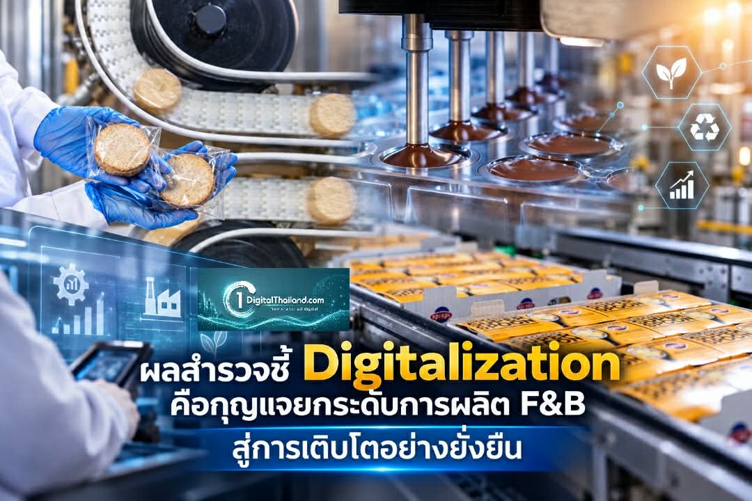 ผลสำรวจชี้ Digitalization คือกุญแจยกระดับการผลิต F&B สู่การเติบโตอย่างยั่งยืน