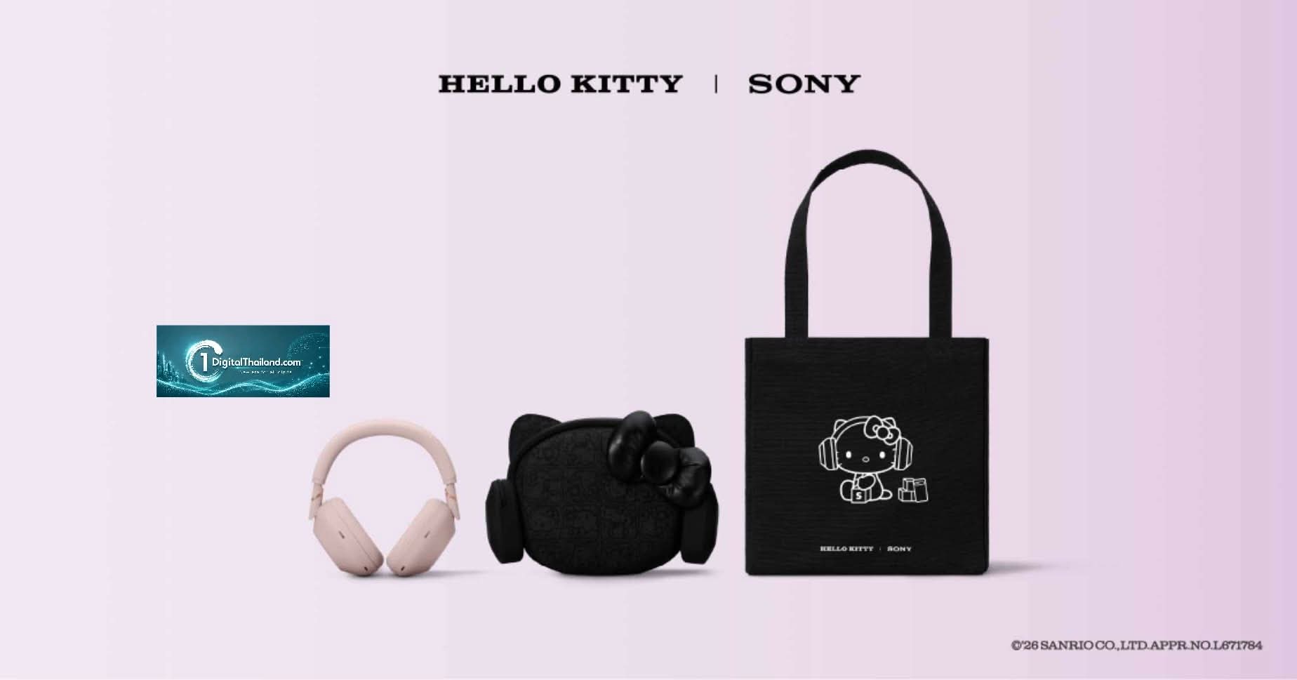 โซนี่จับมือ Hello Kitty เปิดตัวคอลเลกชัน Limited Edition จัดเซ็ต Xperia และหูฟังไร้สาย คู่กระเป๋าดีไซน์พิเศษสุดคิวท์ เปิดพรีออเดอร์ 7 ต.ค. นี้ ที่ Sony Store
